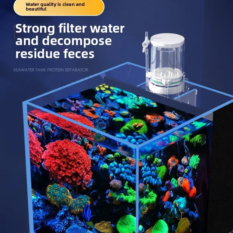110V-240V New Mini Aquarium Protein Separator Seawater Coral Filter Fish tank built-in mini filter skimmer