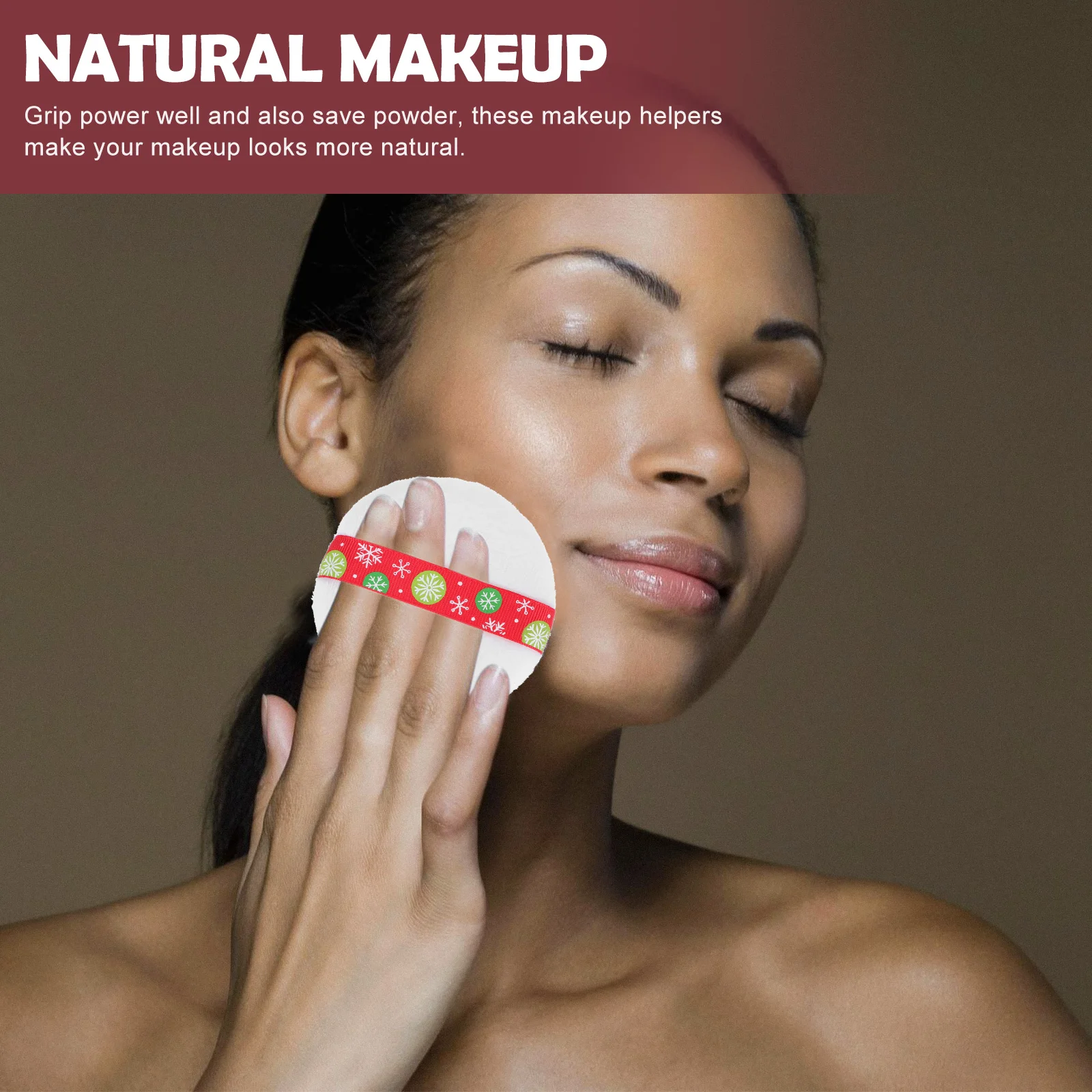 

6 Pcs Makeup Puff Gift Blush Cream Pads for Face Short Setting