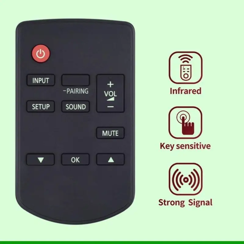 U55C Light Weight Theater System Player Remote Control Replacement for Panasonic N2QAYC000098 Accessories