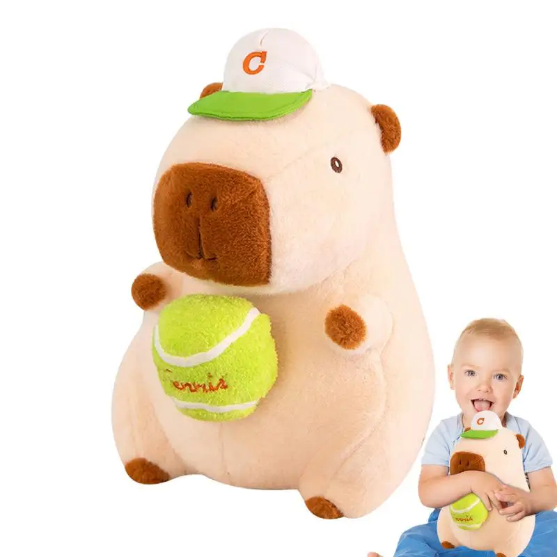 

Capybara Plush Cute Capybara Animal Pillow Plushies Hugging Capybara Toy Comfortable Touch Decorative Capybara Doll For Boys