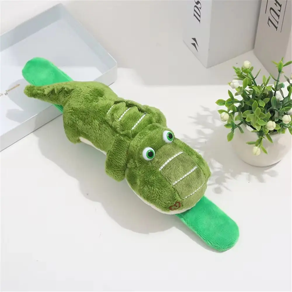 

Simulation Crocodile Doll Wristband Hand Ring Wrist Style Bracelet Plush Toy Soft Cute Doll Animal Slap Bracelets Toy