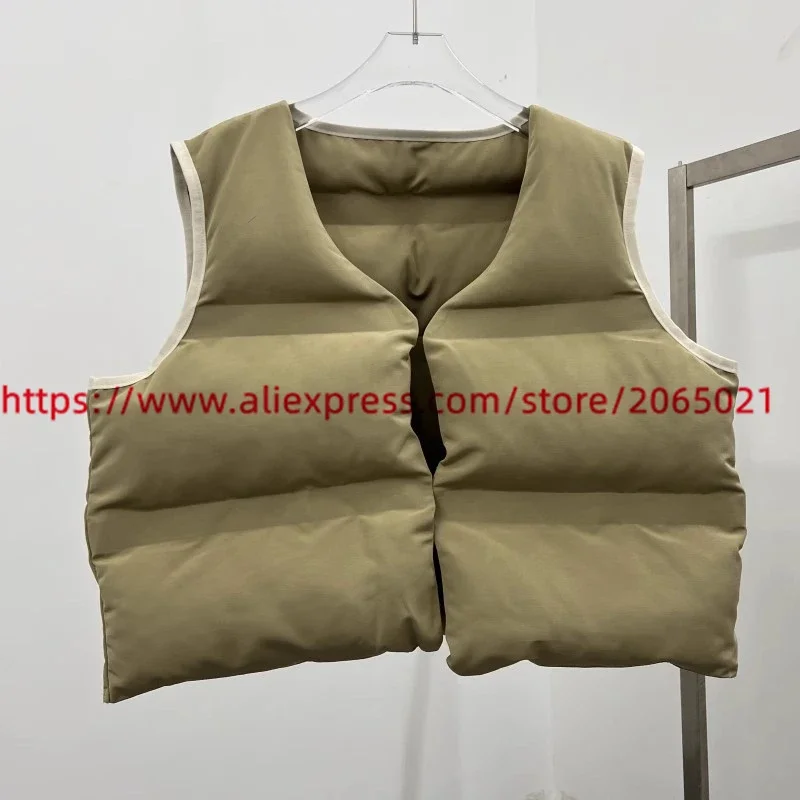 Sleeveless Season 8 Kanye West VEST Jacket Parkas Men Women Double Wearable Outerwear