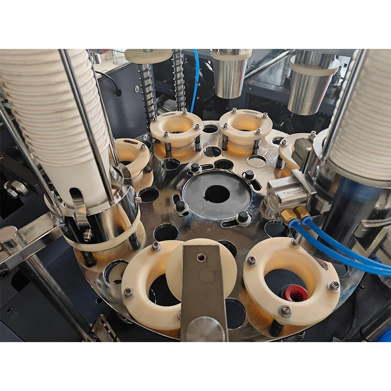 Paper Cup Sleeve Machine Double Wall Paper Cup Making Machine with Sleeve Out Paper Function for Tea Cups