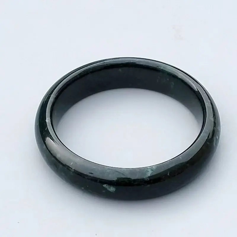 

Medicine King Stone Bracelet Dark Green Jade Bracelet