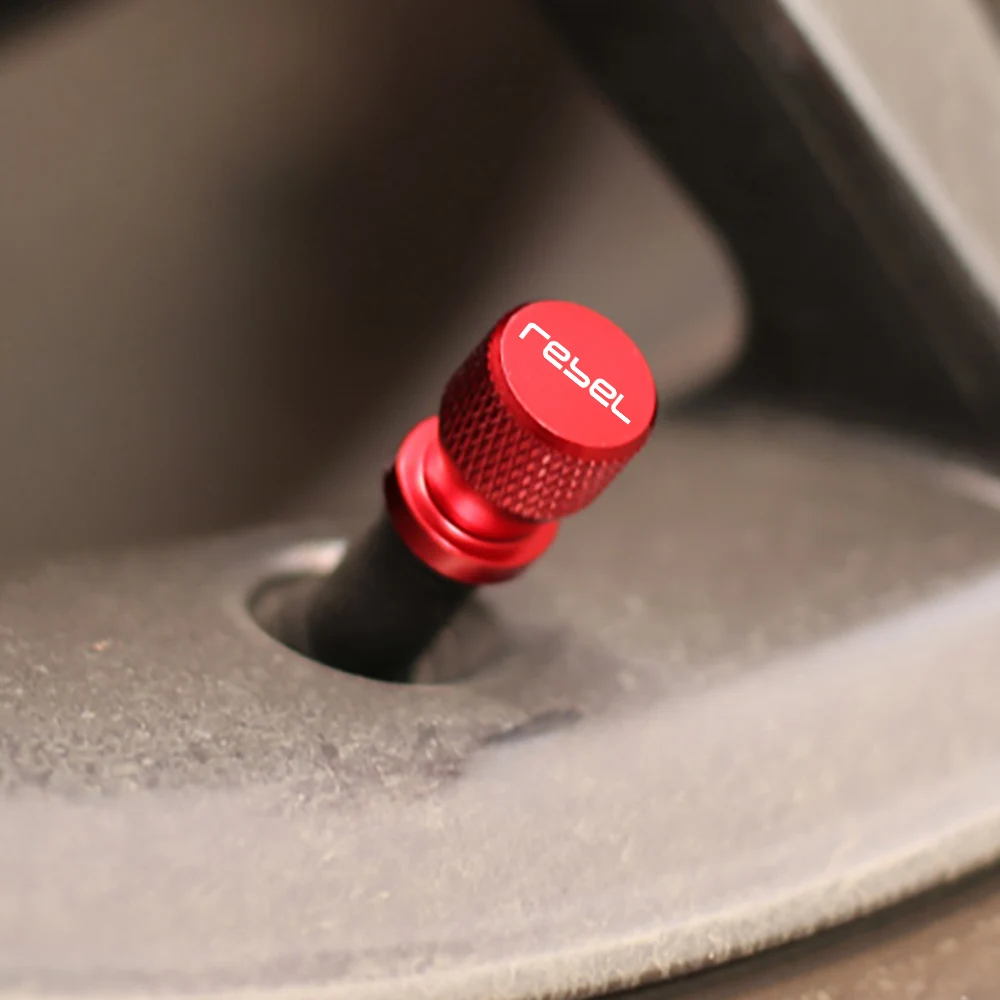 For Honda Rebel 300 500 CMX Cmx300 Cmx500 Cmx1100 Motorcycle Tire Valve Stem Cap Cover Plug CNC Aluminum Accessories
