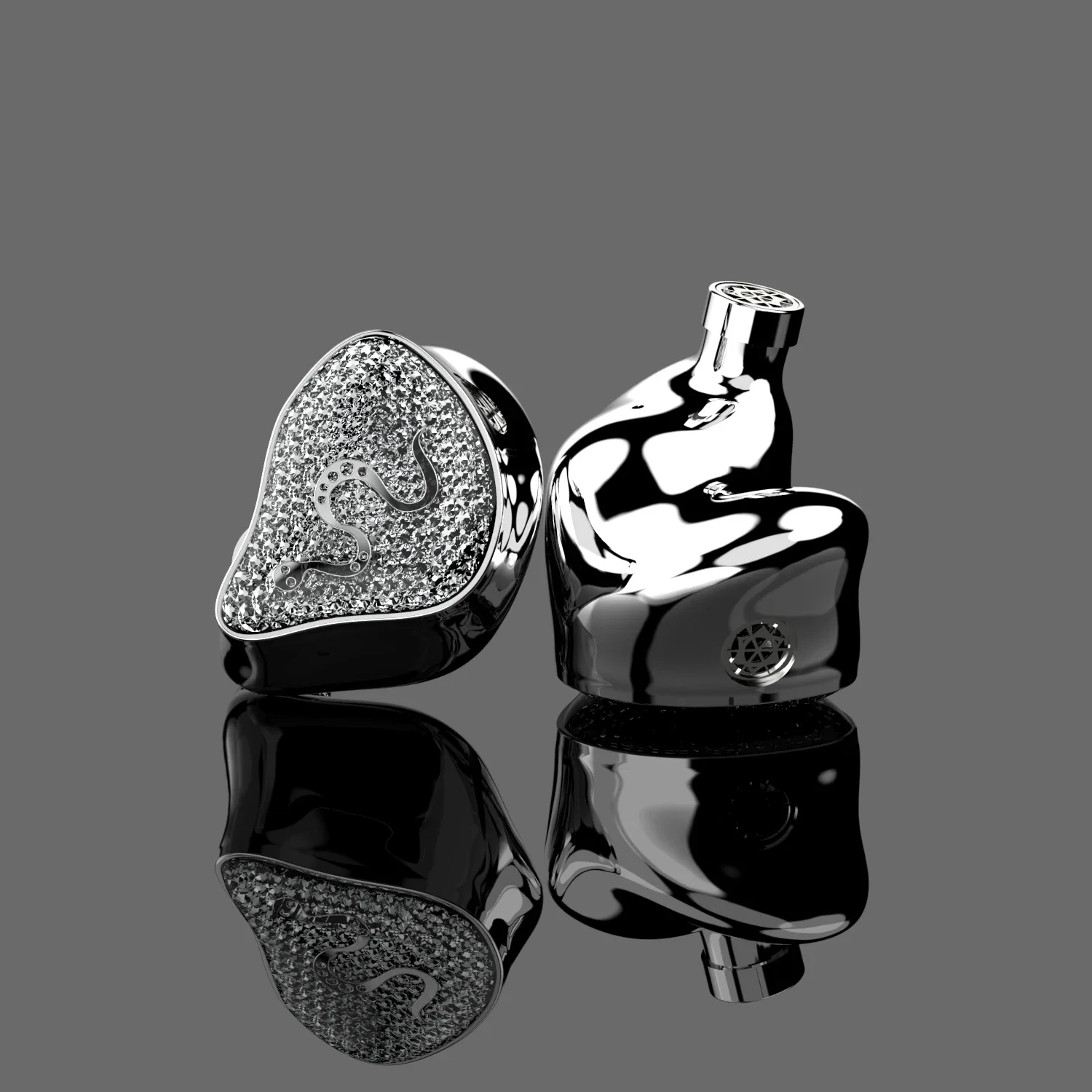 EarAcoustic Audio SPA-Hi End Ultra IEM Zinklegering HiFi-oortelefoon 11,4 mm Ti + Si-membraan Dubbele magneet Geluidskamerhoofdtelefoon