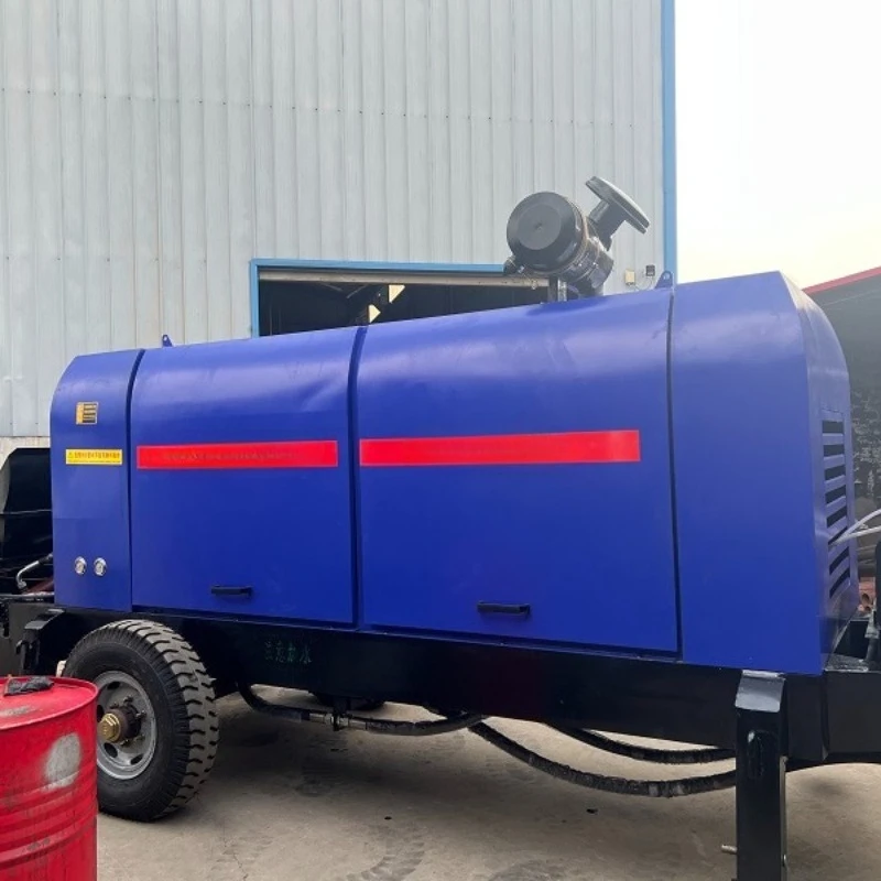 

High Quality Concrete Pump Mixer Machine Diesel Small Portable Concrete Conveying Pumps Concrete Pumps Mixer Machine for Mexico