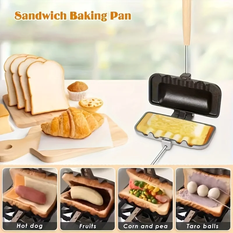 1 قطعة صانع الساندوتشات الإفطا - مراجعة Hot Dog Press وسعره