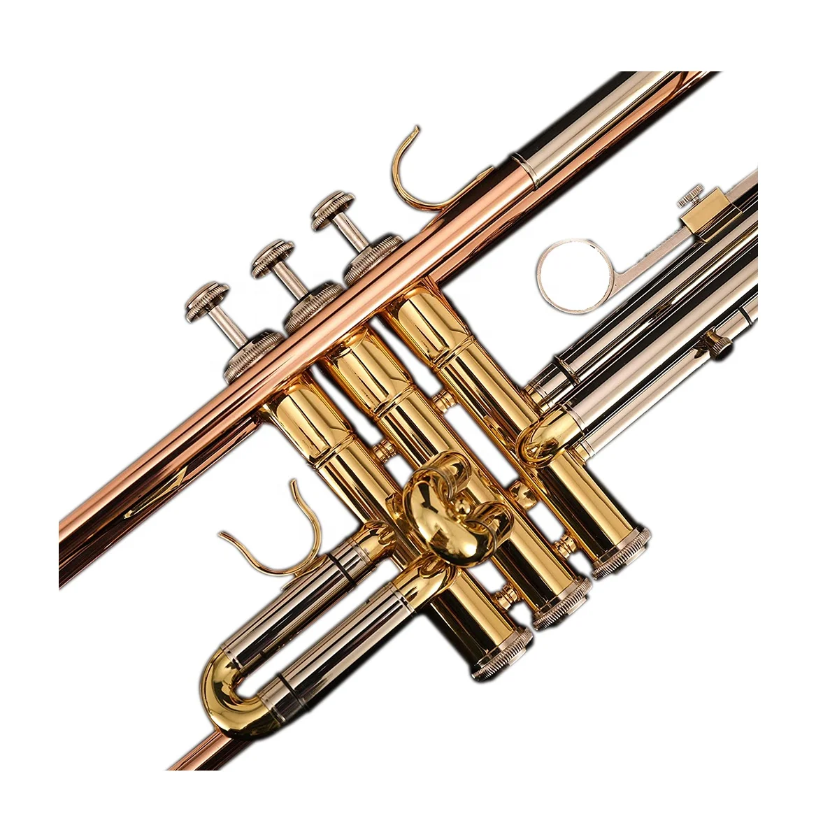 OEM BB Tone Trumpet JYTR401PC Attractive Price Phosphorus Copper Trompeta Brass Instrument Professional Wind Instrument Set