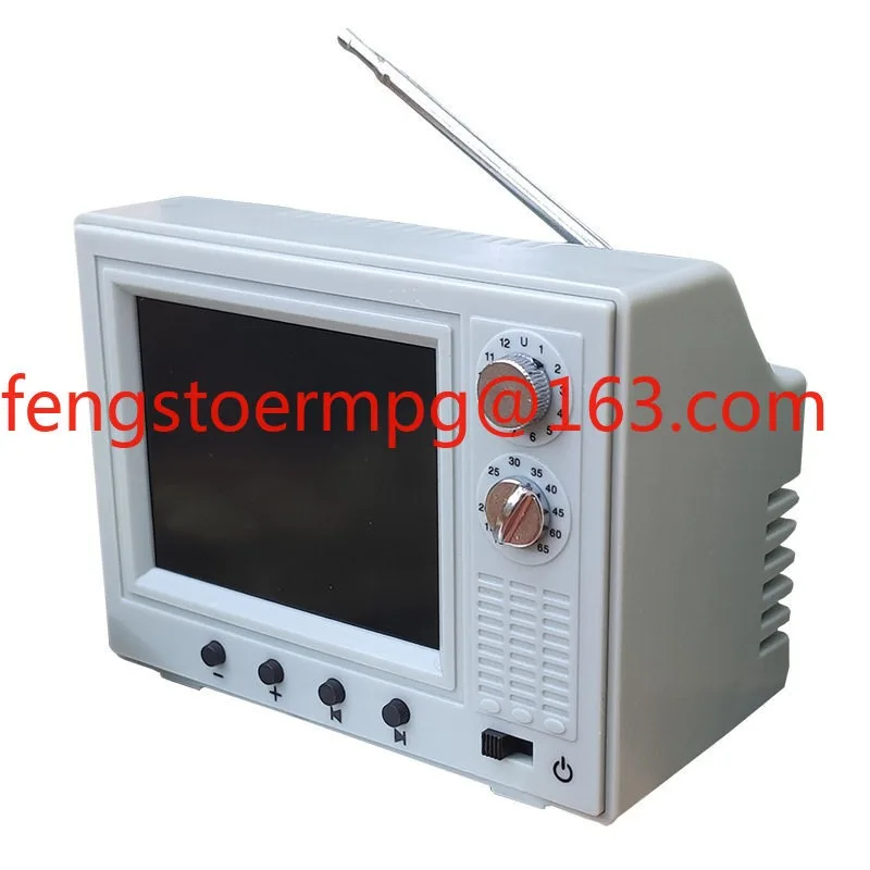 

1:12 Playable Mini TV Model - Living Room Home Appliance Decor Toy with Video Function
