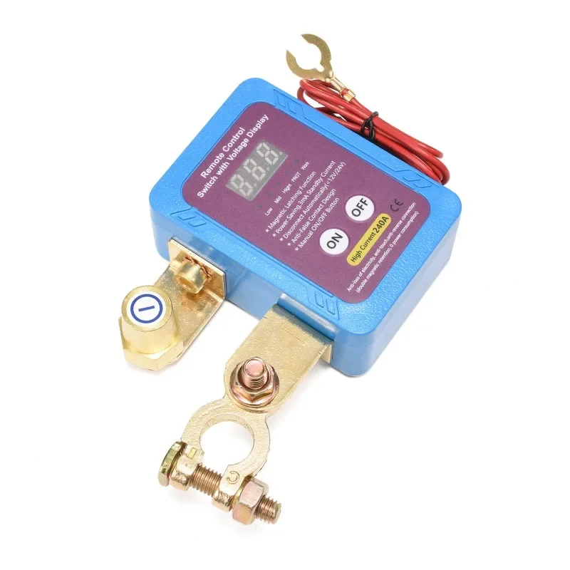 12V Car Battery Disconnect Switch Power Cut‑Off Isolator Switch for Auto RV Yacht Battery Protection Accessory 1Set view 2