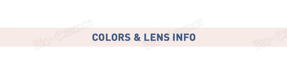 Bio-essence Natürliche braun gefärbte Kontaktlinsen, 14,5 mm, große Augen, glasfarbene Pupille, graue Linse, blaue Augenlinsen für tägliches und Party-Make-up – Detail 4