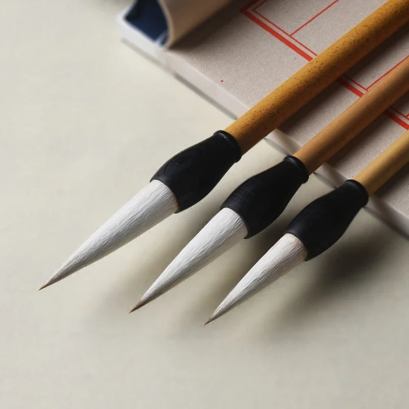 Wezel Wollen Penselen Chinese Painting Tekening Penseel Grote Reguliere Script Officiële Script Met Cursieve Kalligrafie Penseel