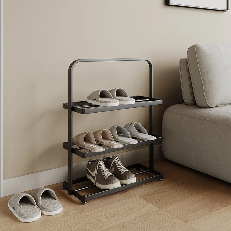 Installation free of simple shoe rack multi-layer household door small narrow shoe cabinet dormitory aisle entrance shoe storage