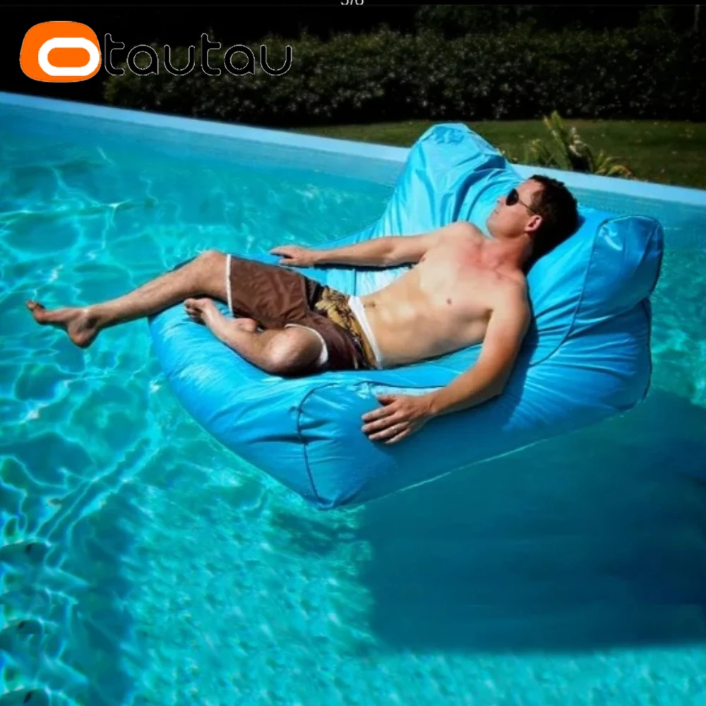 OTAUTAU Outdoor Waterproof Oxford Bean Bag Lounger Cover SF483【No Filler ! Need To Buy Filler By Yourself !】 - view 6