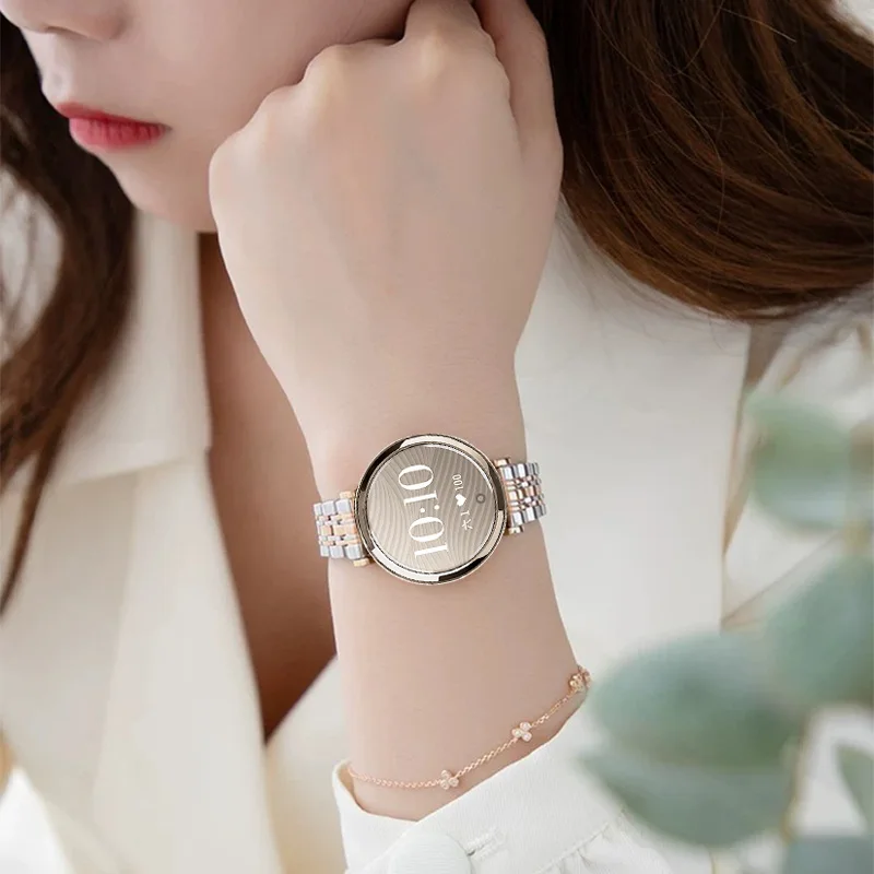 14mm For Garmin Lily2 Watchband Quick Women Replacement Watch band Metal Stainless Steel Lily 2 Female Smart Rose gold Strap