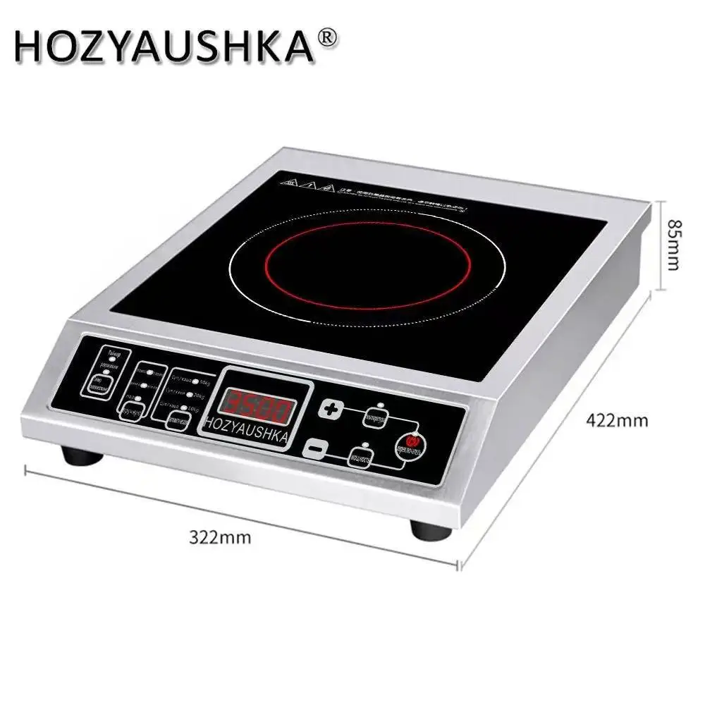 HOZYAUSHKA flat induction cooker, 3500W, maximum load 50kg