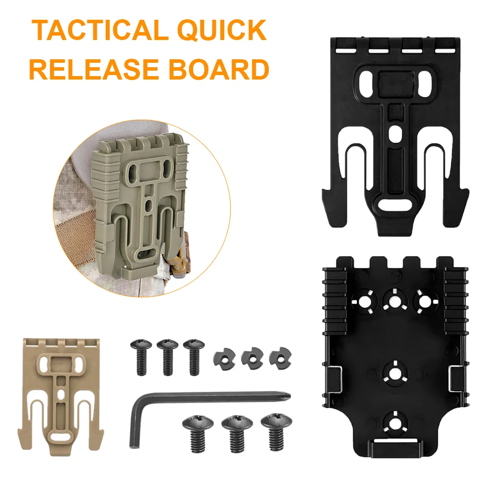 QLS Quick Locking System Kits for Glock 17 19 Beretta M92 Pistol Holster Case Adapter with QLS 19 22 Hunting Accessories
