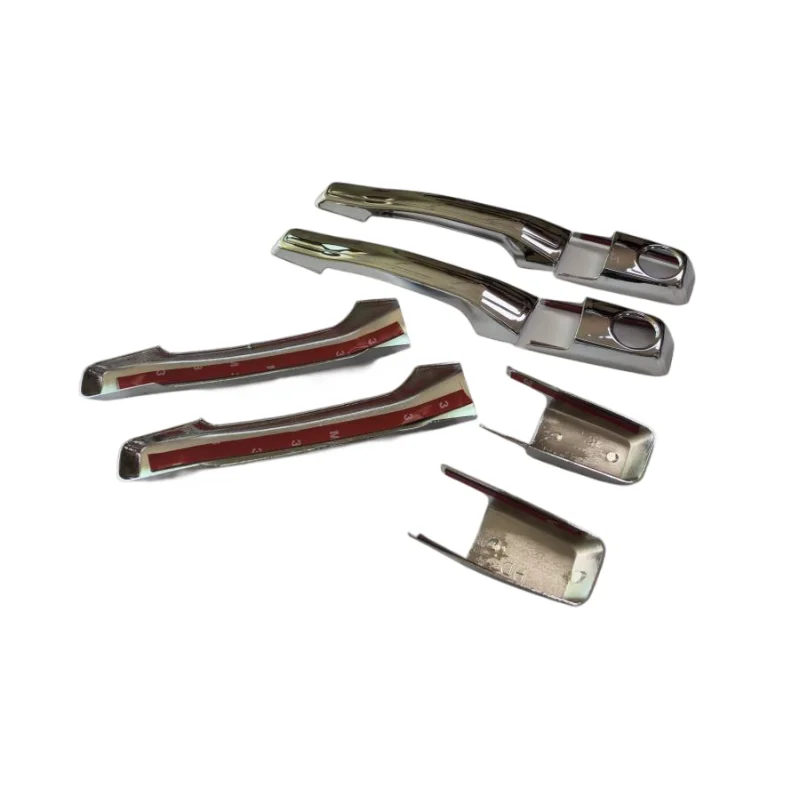 One Set One Set for 4 Doors Chrome Styling Side Door Handle Cover for Mitsubishi Pajero / Shogun 00-06 Pre-facelifted Model