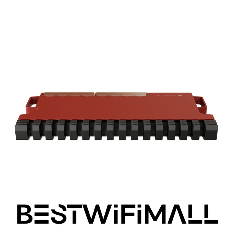 MikroTik-L009UiGS-RM Roteador, Um Poderoso Dual-Core, CPU ARM, PoE, 2.5G SFP Port, 1U Rackmount Acessórios