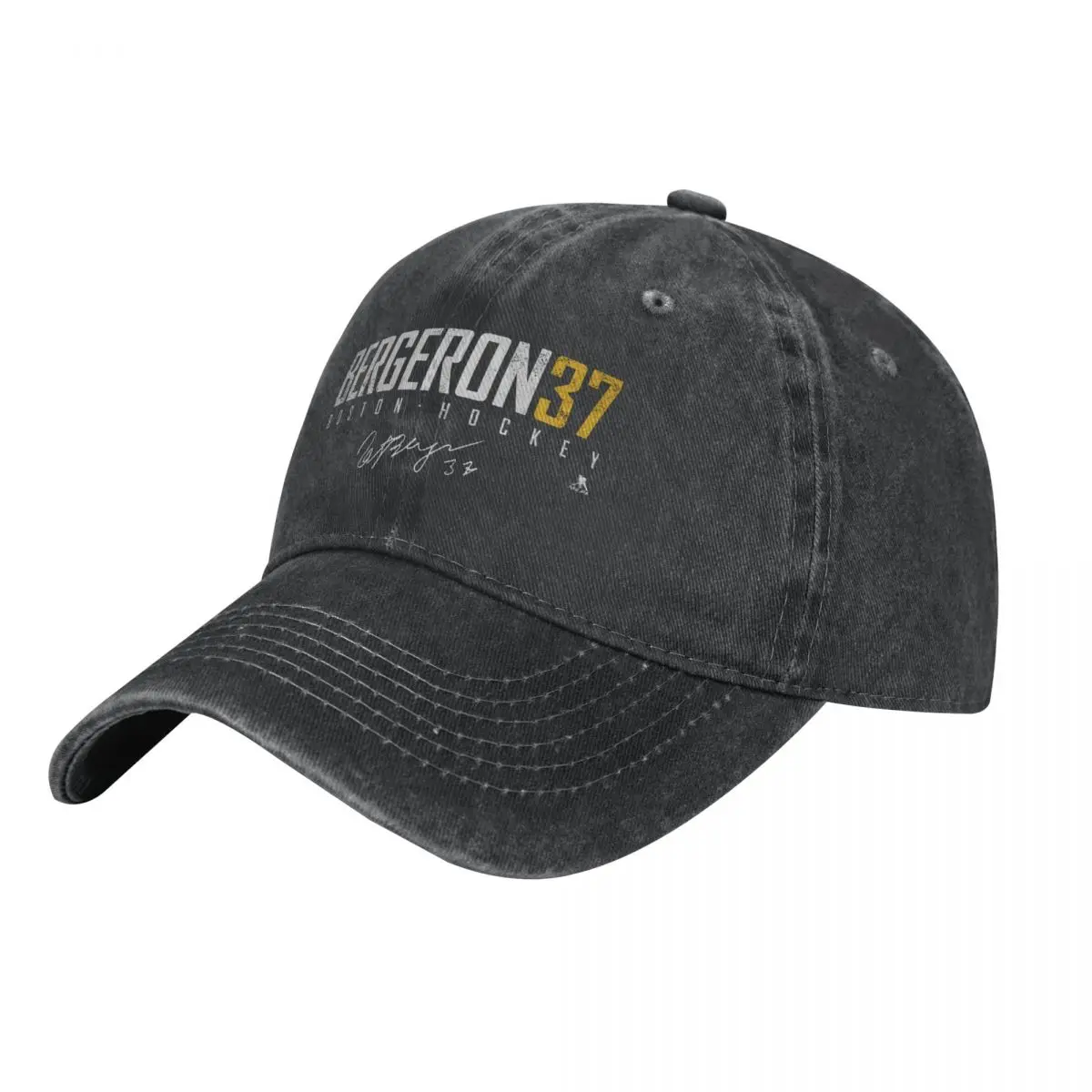 

Patrice Bergeron Elite Signatures Cowboy Hat Rugby Horse Hat Sun Hats For Women Men's