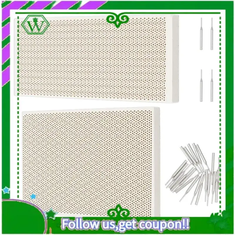 Reliable- Welding Plate Rectangular Welding Honeycomb Panel Jewelry Making Tool Set Jewelry Welding