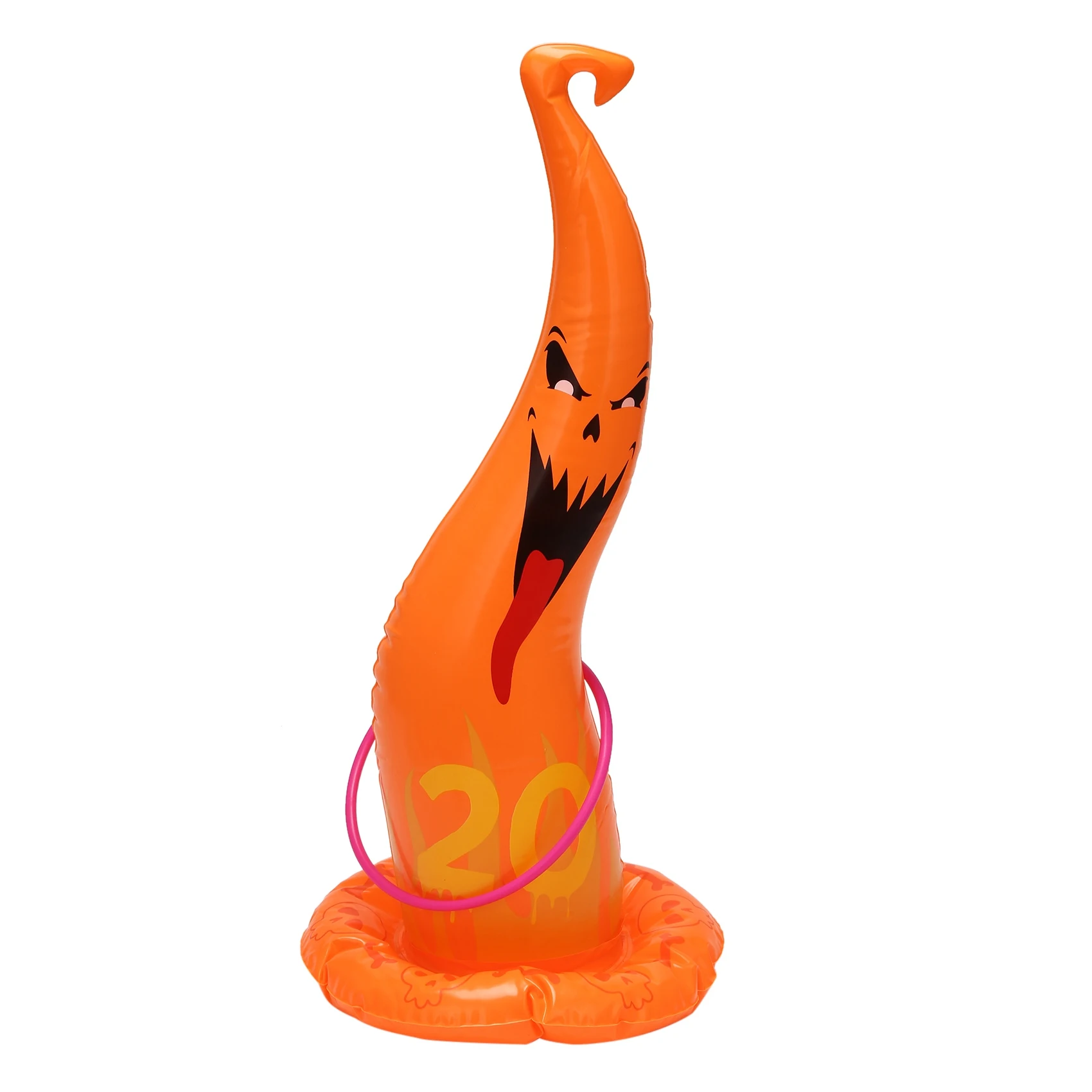 

5 Pack Halloween Flame Ghost Ring Games Toys Kids Family Carnival Halloween Party Decor Indoor Outdoor Yard Games