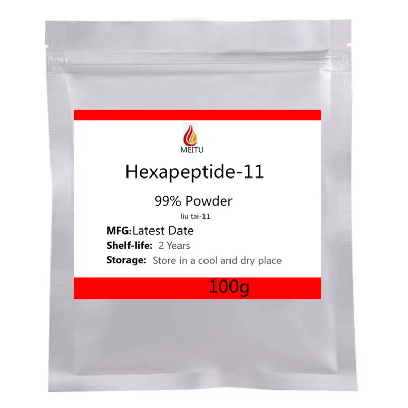 50-1000g Hot Selling Cosmetic Raw,Hexapeptide-11 Powder, skin whitening，high quality