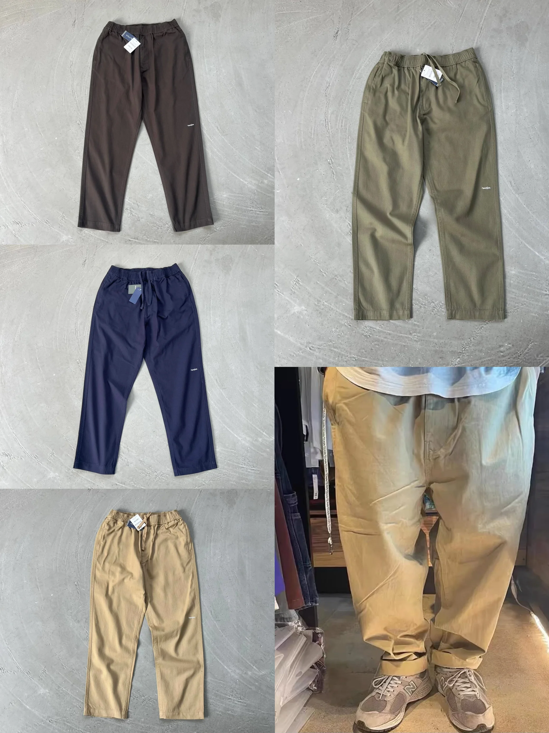 Long Tapered Pants Loose Fit Embroidered Casual Trousers Ciboy Sle by Masahiro Nagahara Antibacterial Straight Leg Pants