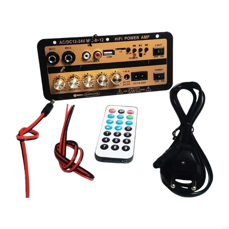 G6DD Sound Aslifier Board 30W Поддержка двойной микрофон Bluetouth-совместимый 12 В 24 В