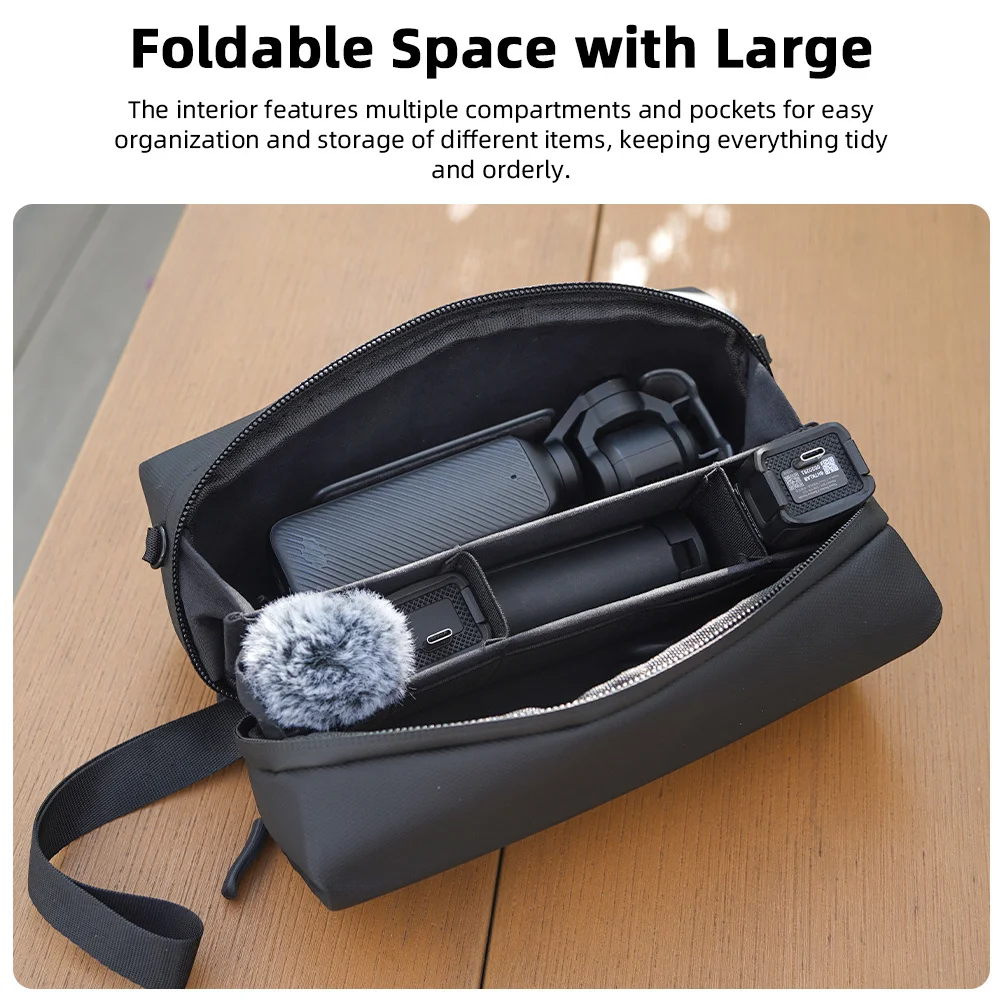 Bolsa de almacenamiento Universal para DJI OSMO Pocket 3, Estuche de transporte, correa cruzada para el hombro, accesorio para cámara, funda para bolso portátil