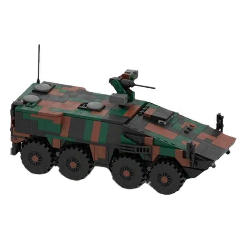 

MOC Military Armored Personnel Carrier Building Block Small Particles Puzzle Kids Love Collecting Toys