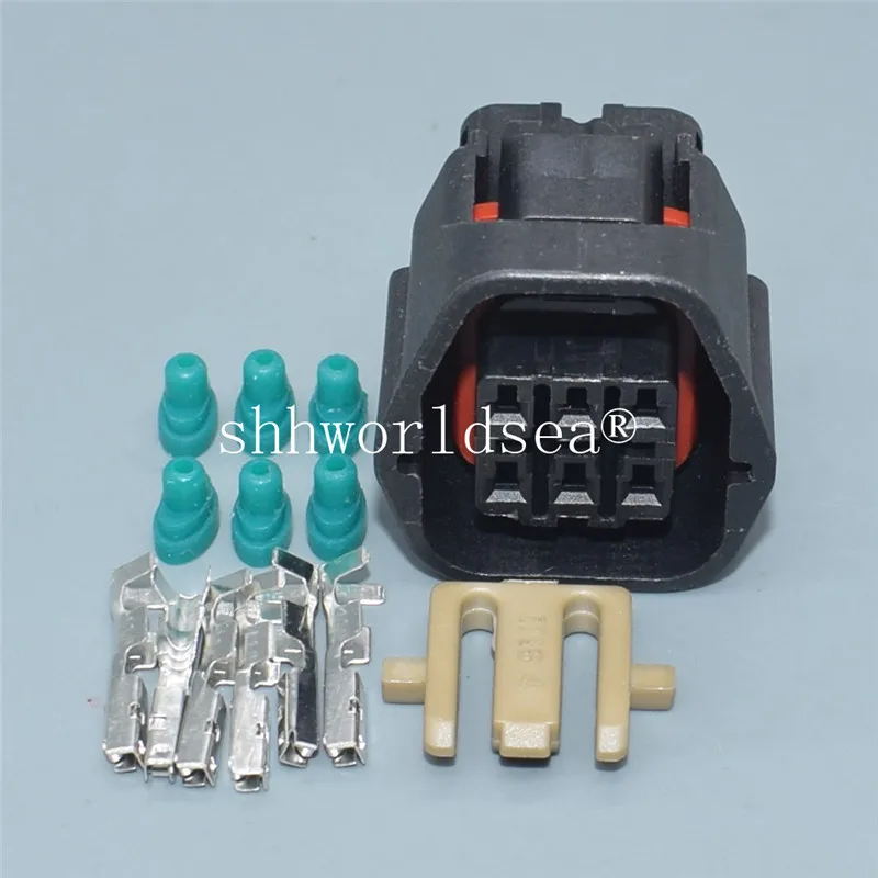 6 Pin Waterproof Auto Car Door Lock Locking Connector Sealed Plug For Hyundai Elantra Sensor connector 7283-8760-30 7182-8760-30