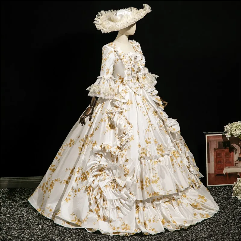 White performance fashion show photo studio chorus drama embroidery wedding shoot dress