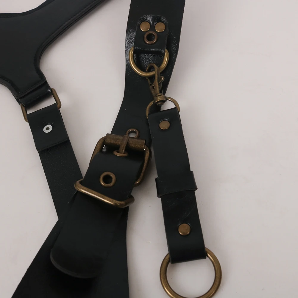 

Men Hidden Armpit Bag Vintage Underarm Holster Bag Double Shoulder Pouch Multifunctional Outdoor Phone Bag for Riding Running