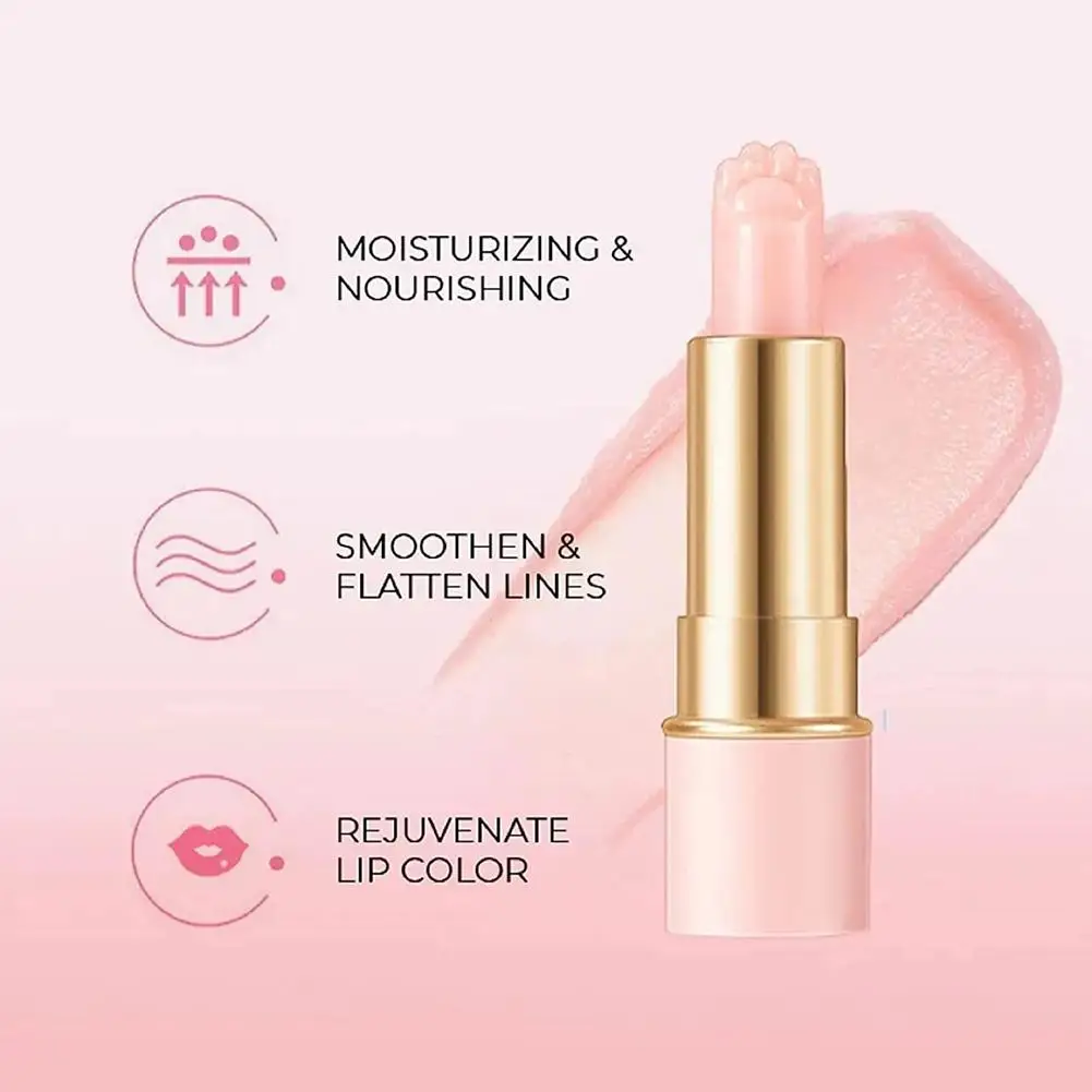 Atmosldi Kattenpoot Warme en Warme Lippenstift Hydraterende Anti Cracking Reparatie Lippenstift Kleur Veranderende Voeden Thermochrome Lippenbalsem