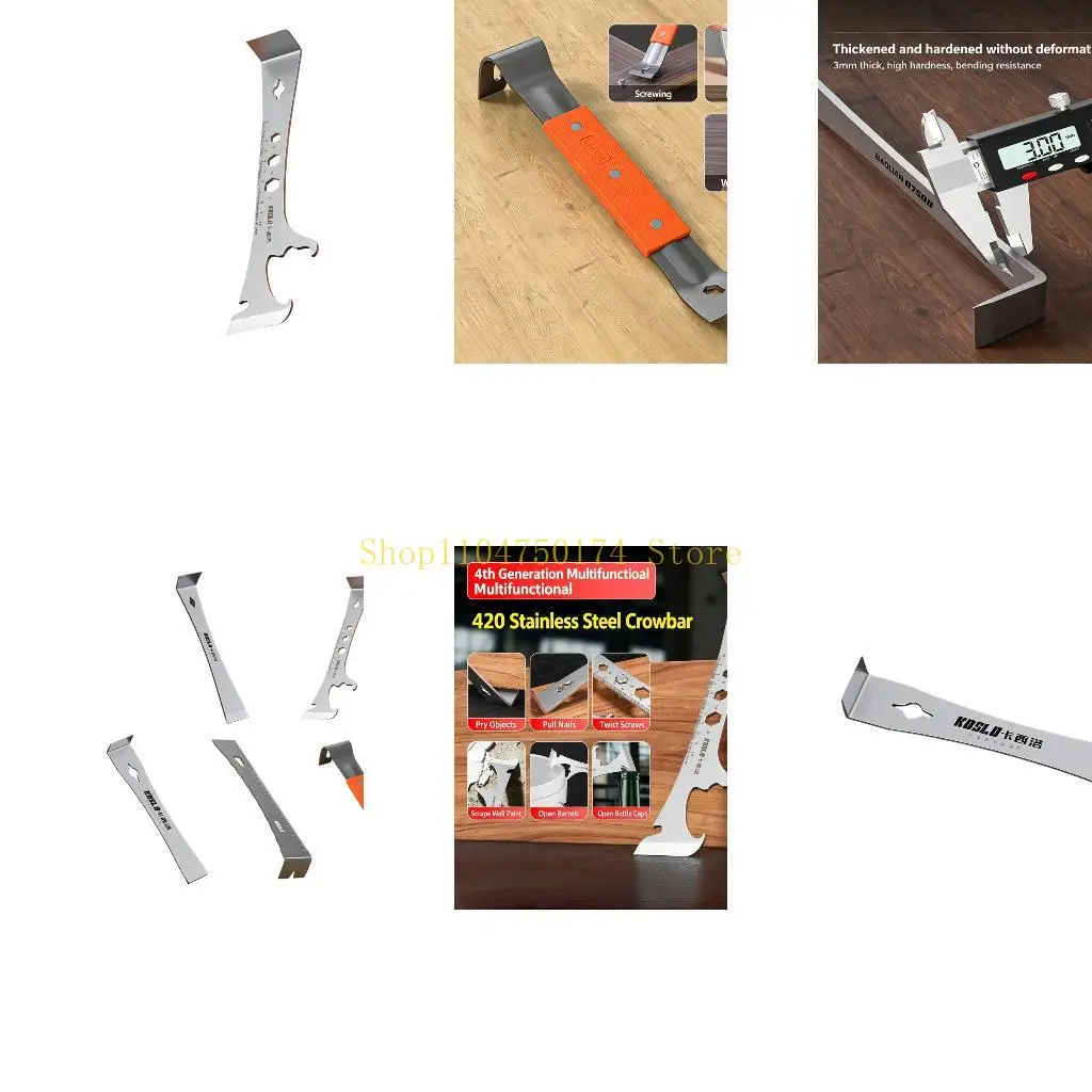 Repair Flat Pry Bar Scrapers Hand Tool with Tool Steel Body for DIY Home Use Top Sale