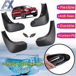 AX For Nissan Qashqai / +2 / Dualis 2007-2013 J10 Splash Guards Mud Flap Mudguards Fender 2008 2009 2010 2011 2012 Car Mud Flaps
