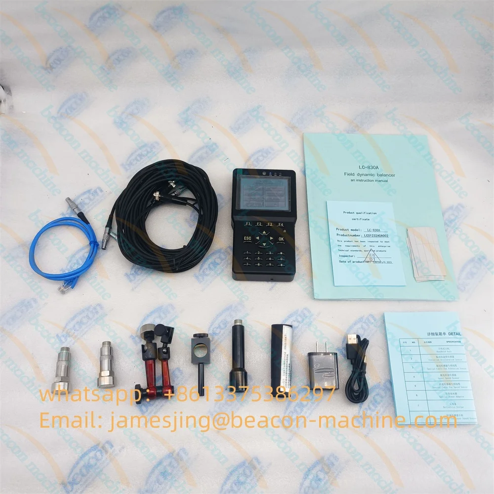 

BC-940A Портативная машина для динамической балансировки, балансир, анализ вибрации, одностороннее двухстороннее устройство для балансировки