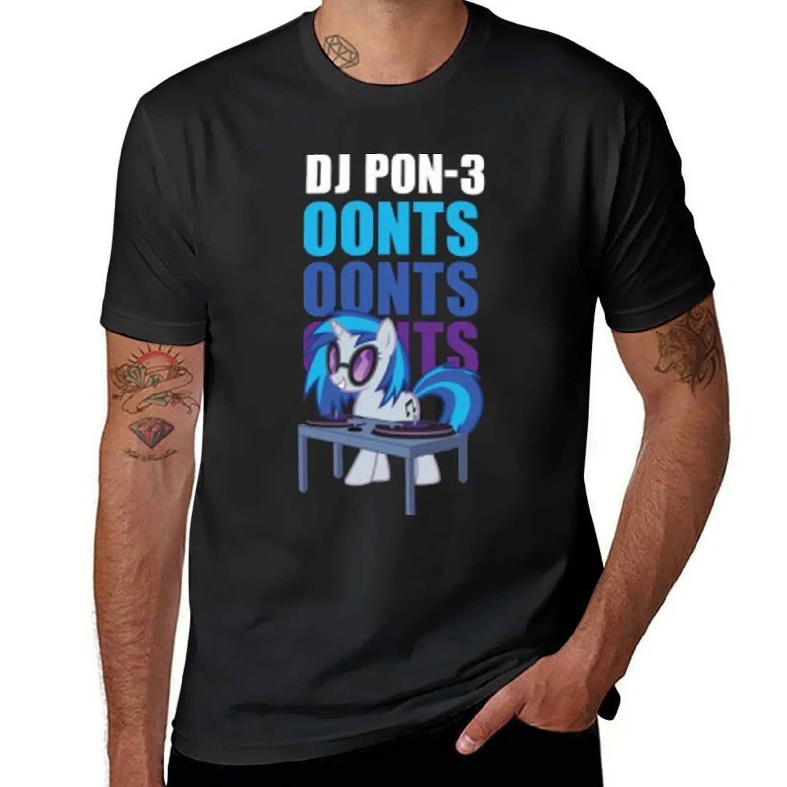 

Dj Pony T-Shirt korean fashion plus sizes aesthetic clothes mens t shirt graphic