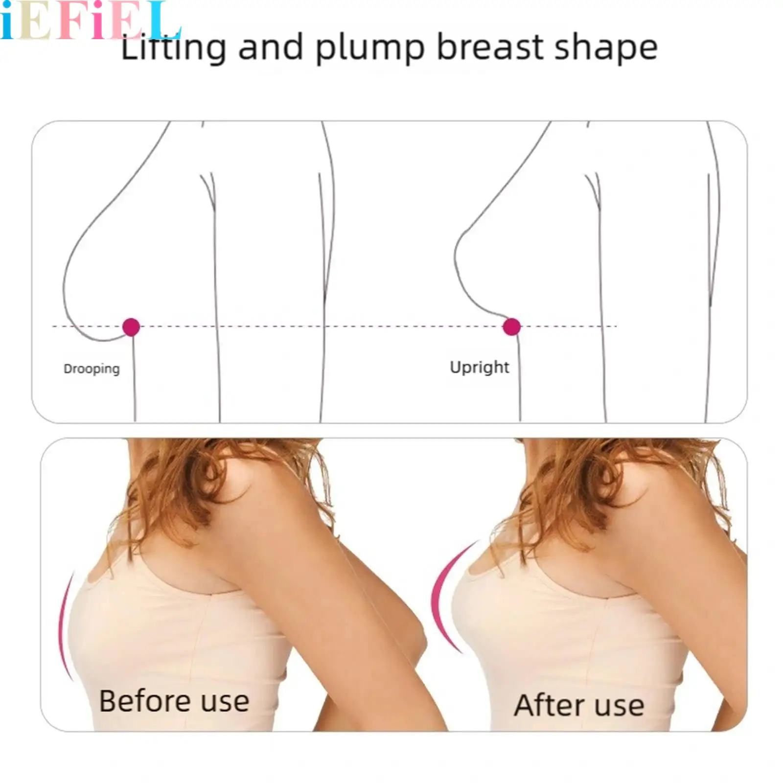 

Silicone Chest Patch Teardrop-Shaped Lifting And Uplifting Invisible And Seamless Thin-Style Nipple Covers for Women