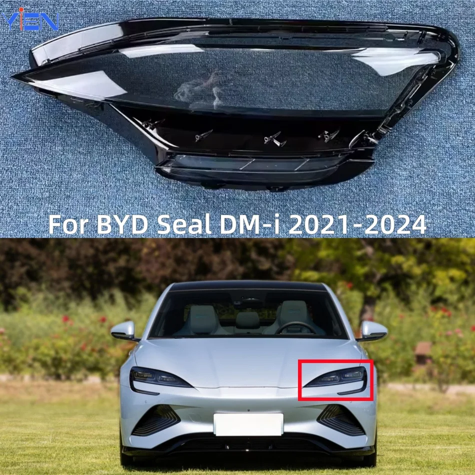 

For BYD Seal DM-i 2021 2022 2023 2024 Accessories Cars Headlight Lights Glass Replace The Original Lens