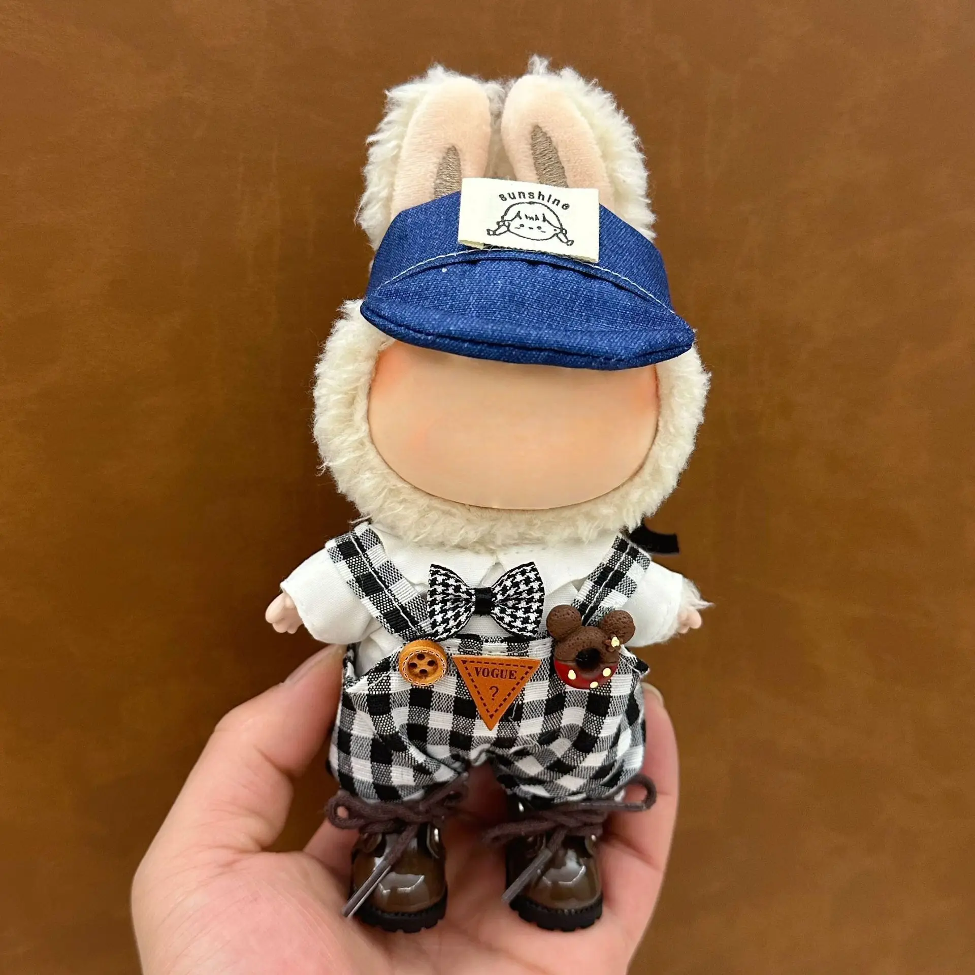 

Adorable 15-17cm Plush Doll Outfit Set - Hoodie & Skirt Cute Styles DIY Clothes No Doll Included