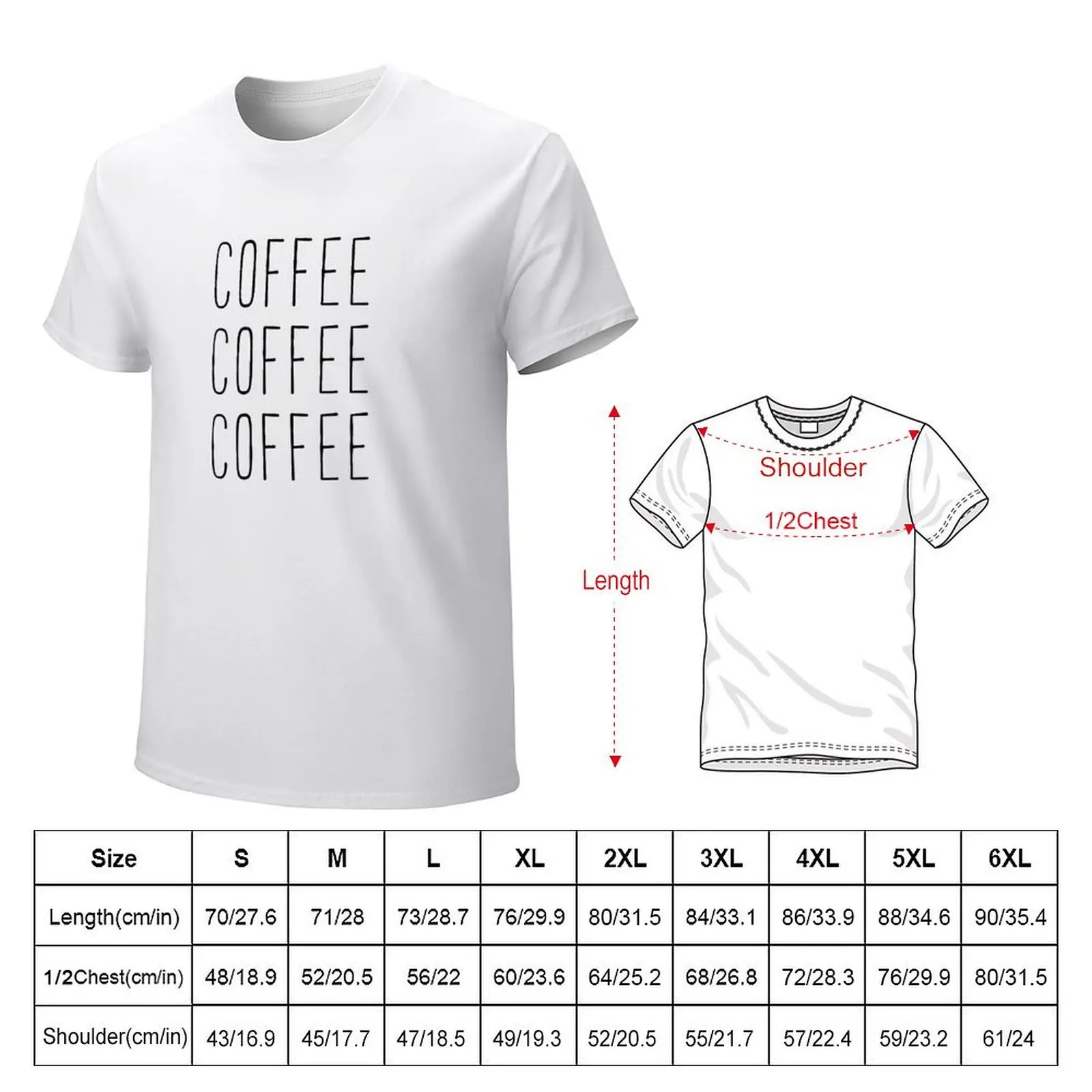 Coffee Coffee Cup Coffee Quote T-shirt quick drying aesthetic clothes t shirts men