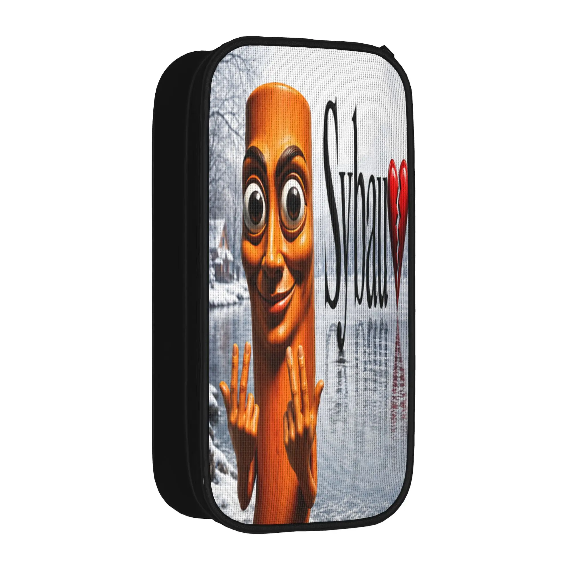 Image of Niedliches Federmäppchen Lustiges Tung Tung Tung Sahur Sybau Italienisches Brainrot Meme Stiftetui Schul-Federmäppchen für Jungen Schreibwaren