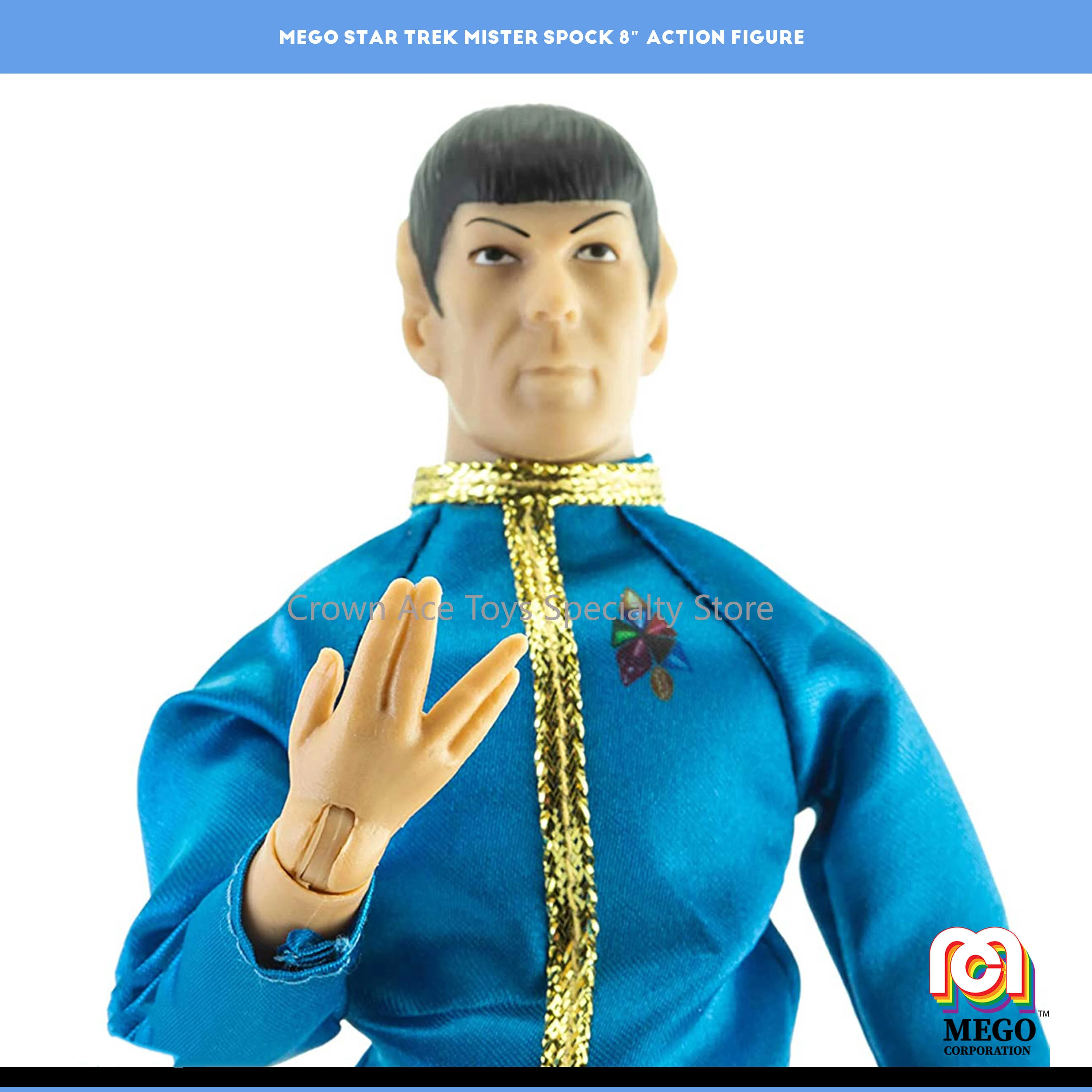 Mego Spock Glow-in-the-Dark Collector Mego Reproduction Mr Spock on Card in holder main image 0