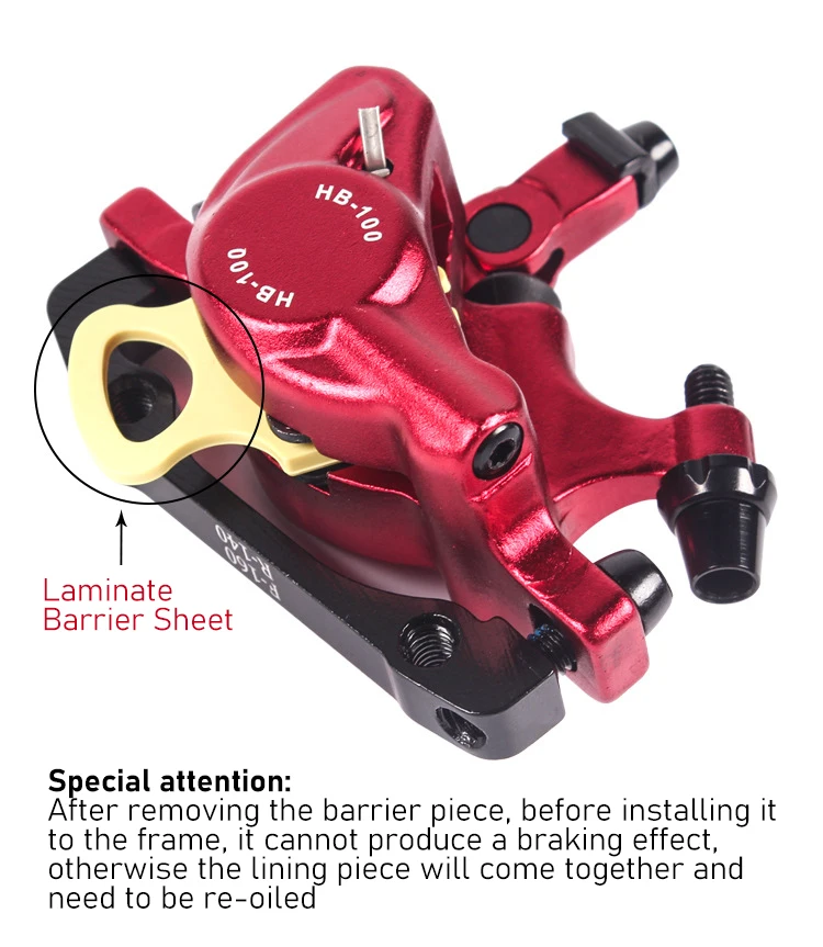 ZOOM HB-100 XTECH MTB Hydraulische Remklauwen Schijfrem Fietsklem Voor