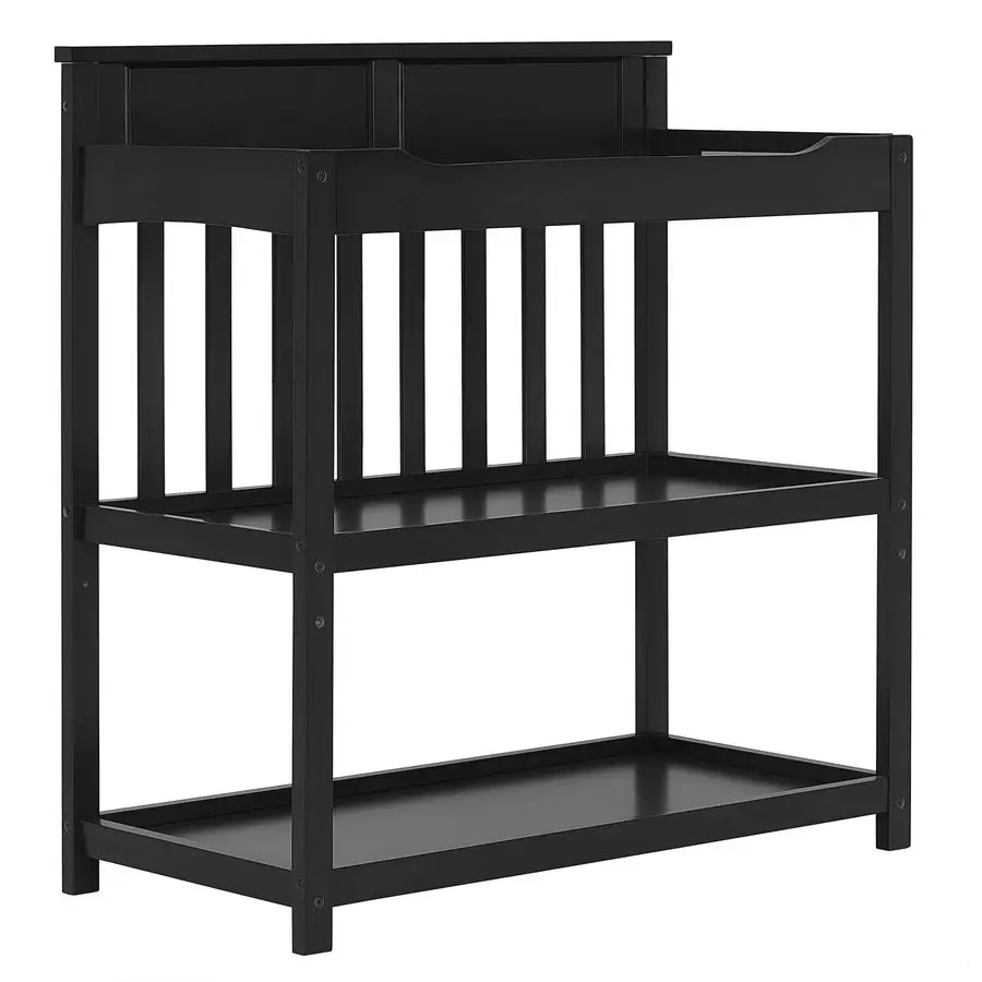 طاولة تغيير قابلة للتحويل 3 في 1 من On Me Zoey، باللون الأسود #5