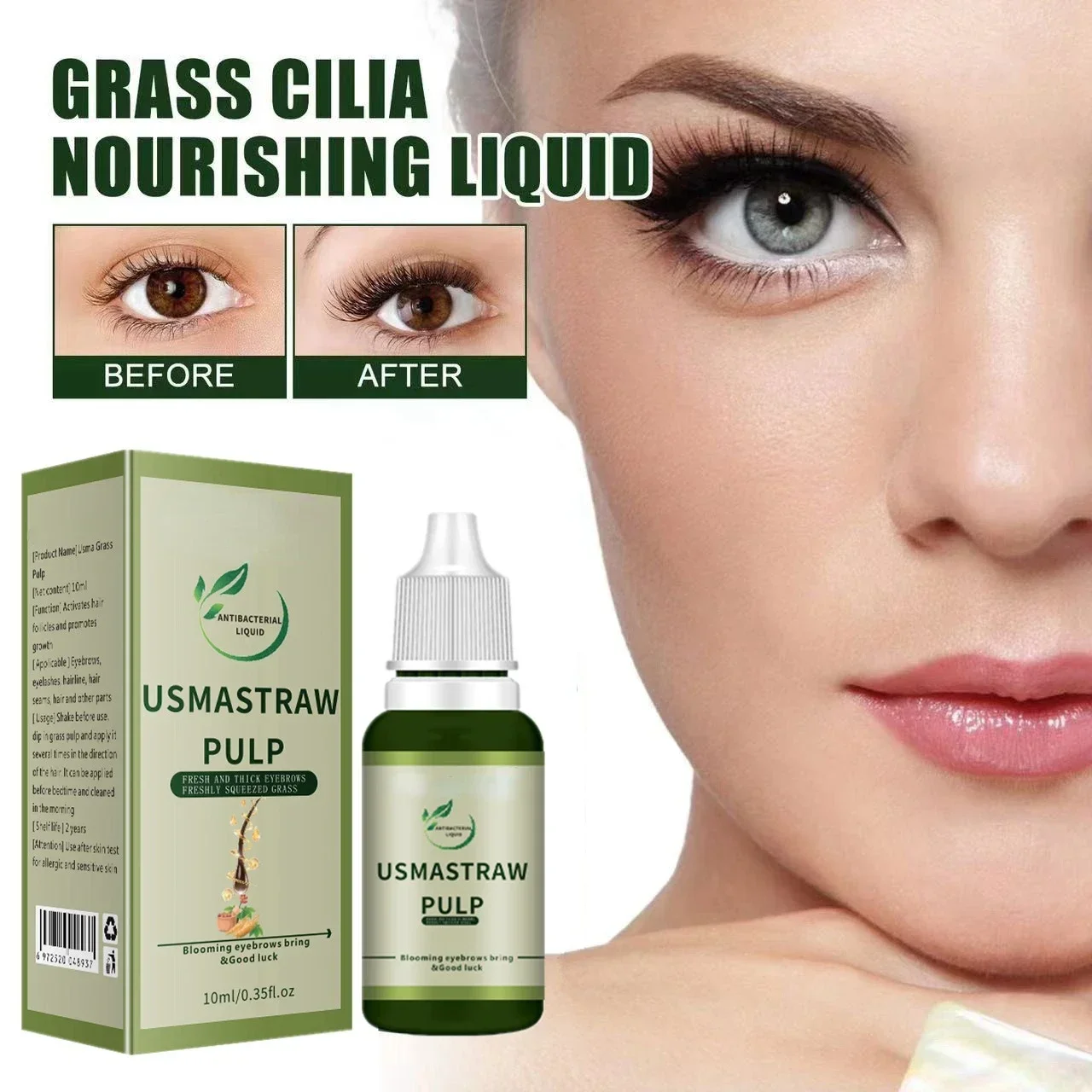 Soro De Crescimento Rápido Sobrancelha, Cabelo De Cílios, Anti Hairs Loss Liquid, Evitar a Calvície, Mais Completamente, Mais Grosso, Alongamento, Maquiagem