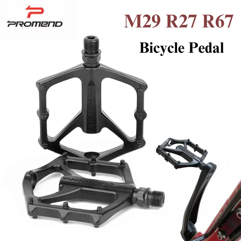 PROMEND M29 R27 R67 High-Speed Bicycle Pedal Ultralight BMX Racing MTB DU Sealed 3 Bearing Road Bike Parts